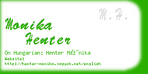 monika henter business card